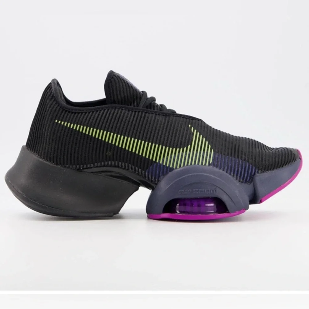 Nike Training Air Zoom SuperRep 2 Sneakers Black Cyber Multi CU5925-010 Size 9